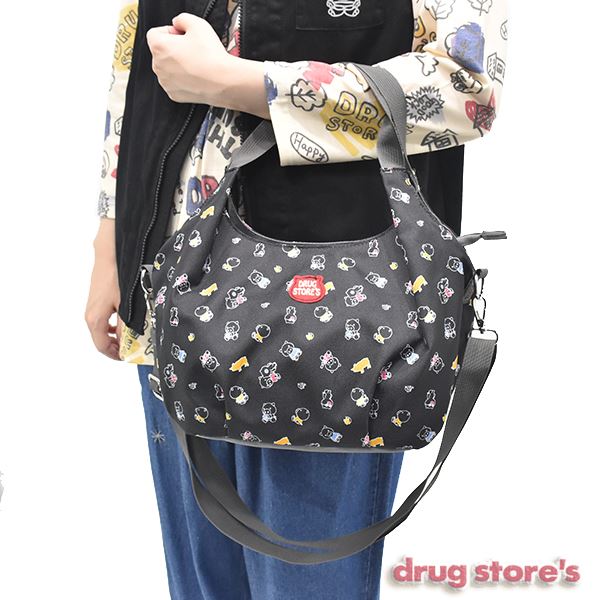 drug store's 総柄プリント ショルダーバッグ