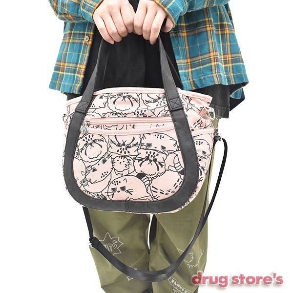 drug store's マヌルネコ プリント ショルダーバッグ