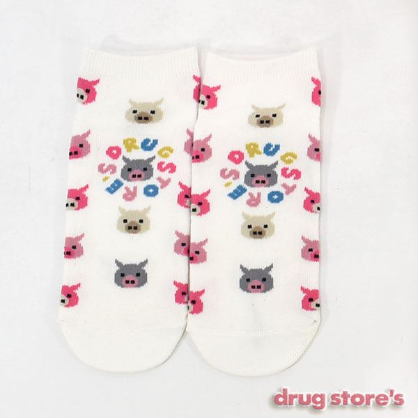 drug store's 【アンクルソックス】 3Pセット買いでお得☆オリジナルソックス
