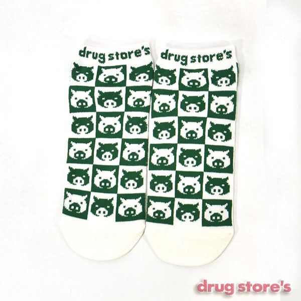 drug store's 【アンクルソックス】 3Pセット買いでお得☆オリジナルソックス