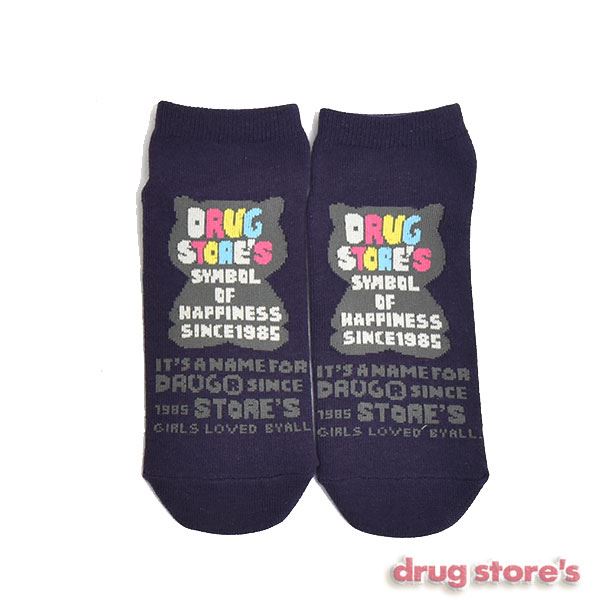 drug store's 【アンクルソックス】 3Pセット買いでお得☆オリジナルソックス
