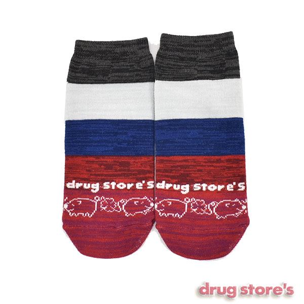 drug store's 【アンクルソックス】 3Pセット買いでお得☆オリジナルソックス