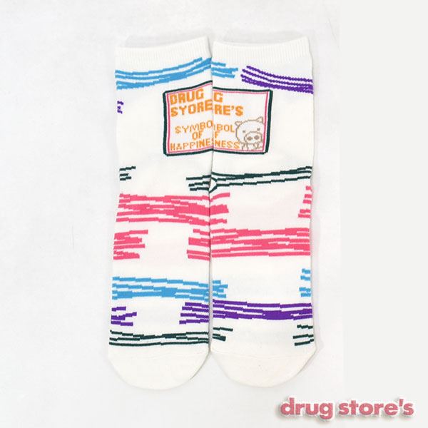 drug store's 【クルーソックス】 2Pセット買いでお得☆オリジナルソックス