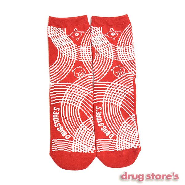 drug store's 【クルーソックス】 2Pセット買いでお得☆オリジナルソックス