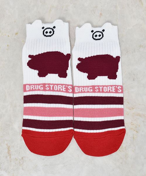 drug store's 【アンクルソックス】 3Pセット買いでお得☆オリジナルソックス