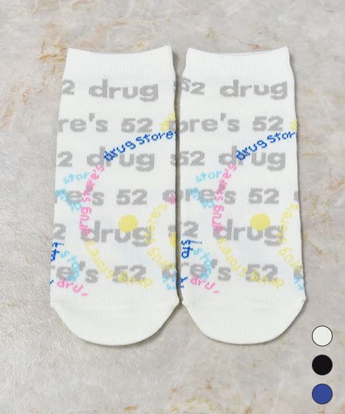 drug store's 【アンクルソックス】 3Pセット買いでお得☆オリジナルソックス