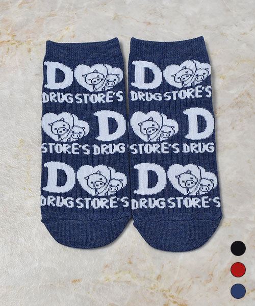 drug store's 【アンクルソックス】 3Pセット買いでお得☆オリジナルソックス