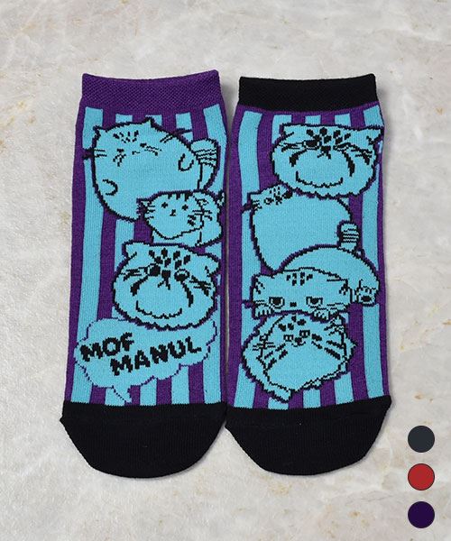 mof manul 【アンクルソックス】 3Pセット買いでお得☆オリジナルソックス