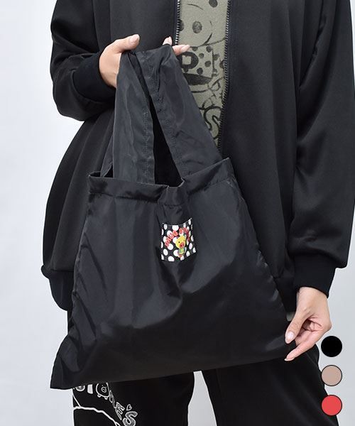 【バッグ】 スクエア シンプル エコバッグ