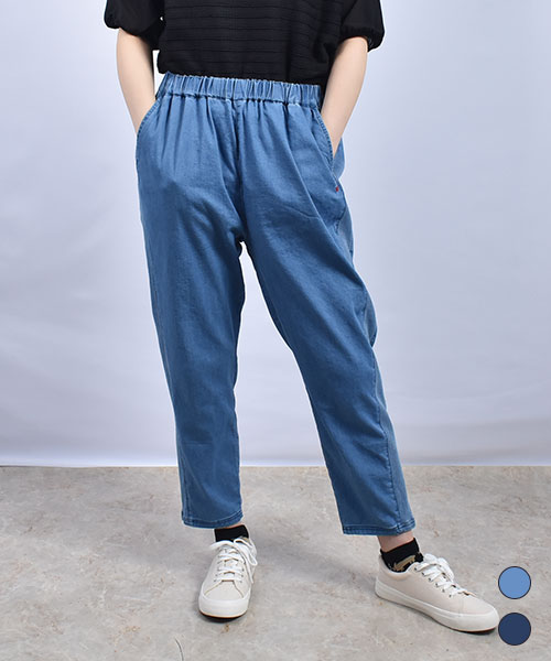 D.S.CLUB 5.5ozストレッチデニム 両脇リブ切り替え パンツ