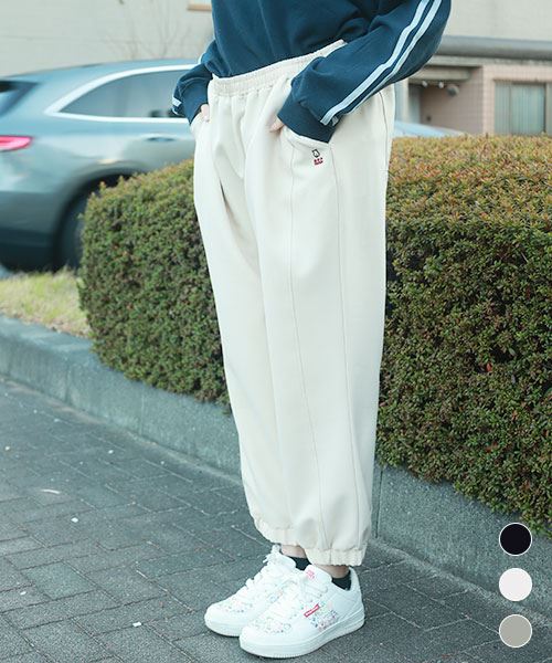 【パンツ】 ツイル シンプル パンツ