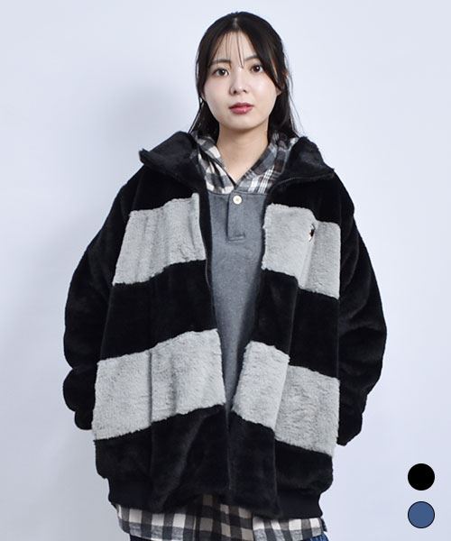 D.S.CLUB 中綿 切替 ボア ブルゾン