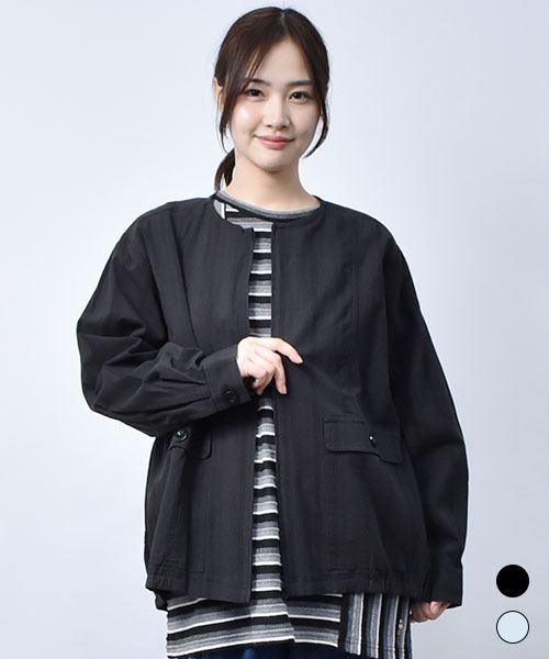 【ブルゾン】 BIGポケット ライトブルゾン