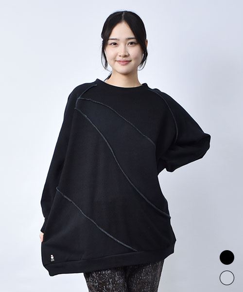 アシンメトリー BIG トレーナー