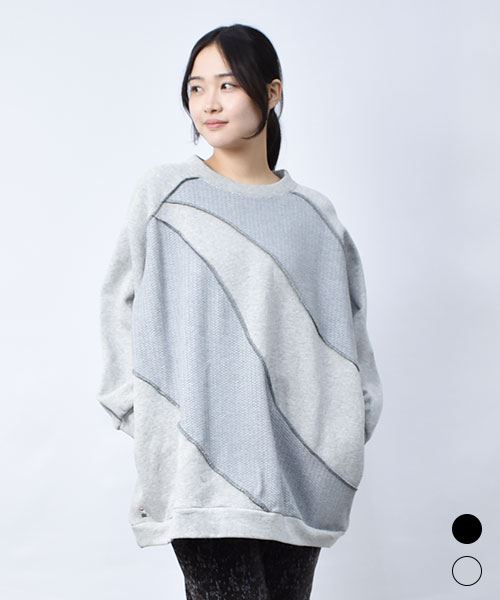 アシンメトリー BIG トレーナー