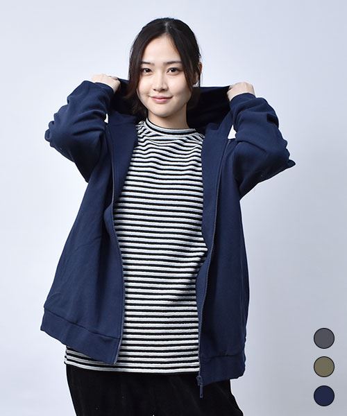 【パーカー】 バックプリント パーカー