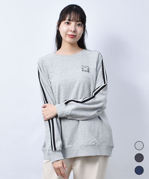 【スウェット トレーナー】 サイドライン トレーナー