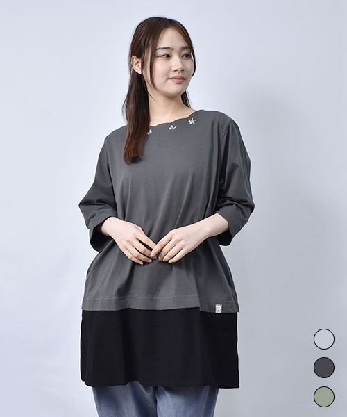 【チュニック】 なみなみ フェミニン チュニック