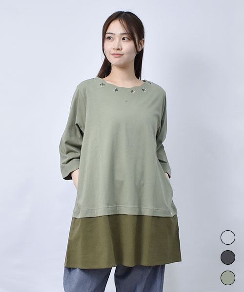 【チュニック】 なみなみ フェミニン チュニック