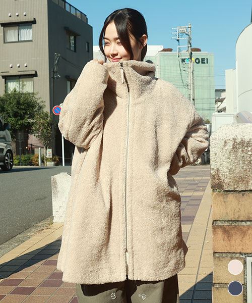 プードルボア ハーフコート