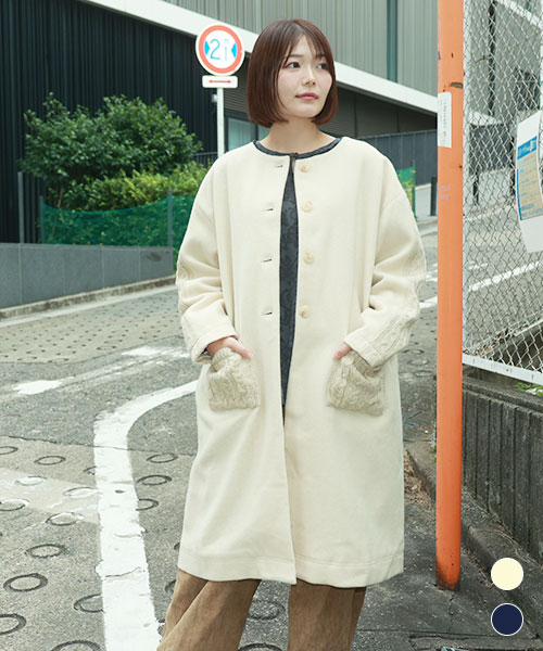 fu-ai プードルボア ハーフコート